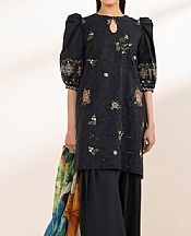 Sapphire Black Cotton Suit- Pakistani Lawn Dress