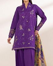 Sapphire Purple Lawn Suit- Pakistani Designer Lawn Suits