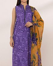 Sapphire Dark Lavender Cotton Suit- Pakistani Designer Lawn Suits