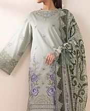 Sapphire Green Mist Cotton Suit- Pakistani Lawn Dress