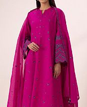 Sapphire Fuchsia Pink Jacquard Suit- Pakistani Designer Lawn Suits