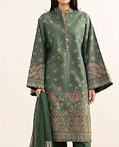 Sapphire Green Lawn Suit- Pakistani Lawn Dress