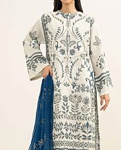 Sapphire Off White/Blue Lawn Suit- Pakistani Designer Lawn Suits