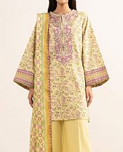 Sapphire Yellow Lawn Suit- Pakistani Designer Lawn Suits