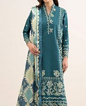Sapphire Teal Lawn Suit- Pakistani Designer Lawn Suits