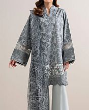 Sapphire Grey Lawn Suit- Pakistani Lawn Dress