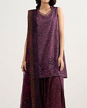 Sapphire Plum Lawn Suit- Pakistani Lawn Dress