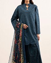 Sapphire Pickled Bluewood Lawn Suit- Pakistani Designer Lawn Suits