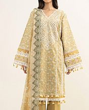 Sapphire Mustard/Off White Lawn Suit- Pakistani Designer Lawn Suits