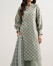 Sapphire Grey Lawn Suit- Pakistani Designer Lawn Suits