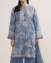 Sapphire Slate Blue Lawn Suit- Pakistani Lawn Dress