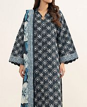Sapphire Black/Off White Lawn Suit- Pakistani Lawn Dress