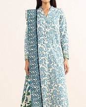 Sapphire Off White/Blue Lawn Suit- Pakistani Designer Lawn Suits
