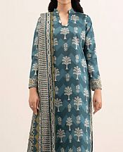 Sapphire Teal Lawn Suit- Pakistani Designer Lawn Suits