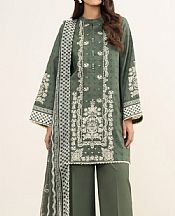 Sapphire Camouflage Green Lawn Suit- Pakistani Designer Lawn Suits