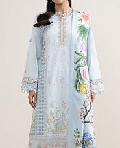 Sapphire Light Blue Lawn Suit- Pakistani Designer Lawn Suits