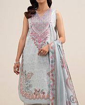 Sapphire Light Grey Lawn Suit- Pakistani Designer Lawn Suits