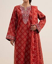 Sapphire Persian Red Lawn Suit- Pakistani Designer Lawn Suits