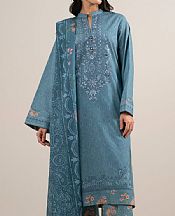Sapphire Moonstone Blue Lawn Suit- Pakistani Lawn Dress