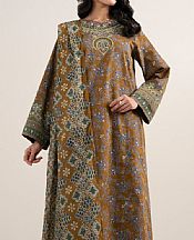 Sapphire Brown Lawn Suit- Pakistani Designer Lawn Suits