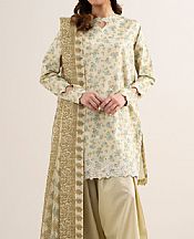 Sapphire Beige Lawn Suit- Pakistani Lawn Dress