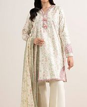 Sapphire Off White Lawn Suit- Pakistani Designer Lawn Suits