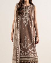 Sapphire Brown Lawn Suit- Pakistani Designer Lawn Suits