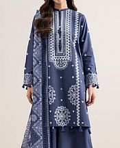 Sapphire Pickled Bluewood Lawn Suit- Pakistani Lawn Dress
