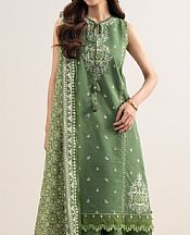 Sapphire Dusty Green Lawn Suit- Pakistani Designer Lawn Suits