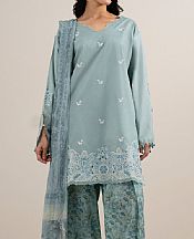 Sapphire Cadet Blue Lawn Suit- Pakistani Lawn Dress