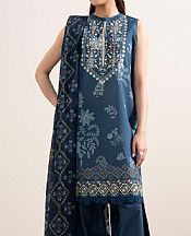 Sapphire Slate Blue Lawn Suit- Pakistani Lawn Dress