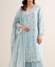 Sapphire Pale Aqua Lawn Suit- Pakistani Designer Lawn Suits