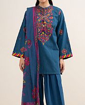 Denim Blue Lawn Suit