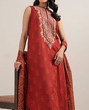 Dull Red Lawn Suit
