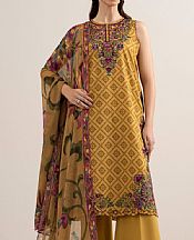 Sand Gold Lawn Suit