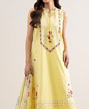 Light Yellow Lawn Suit