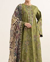 Olive Lawn Suit