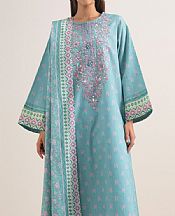 Sky Blue Lawn Suit