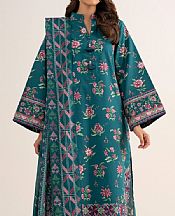 Teal Cotton Suit