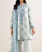 Light Grey Lawn Suit