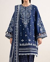 Navy Blue Cotton Suit