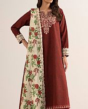 Dull Red Cotton Suit