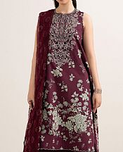 Wine Berry Cotton Suit