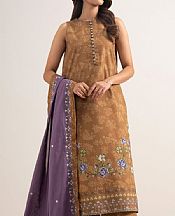 Brown Cotton Suit