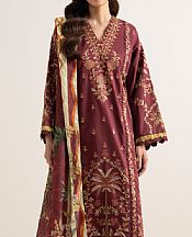 Light Burgundy Lawn Suit