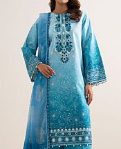 Celestial Blue Lawn Suit