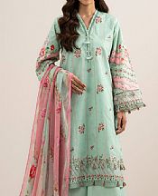 Mint Green Lawn Suit