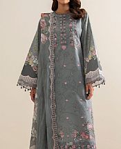 Dusty Grey Lawn Suit