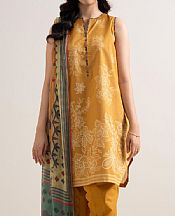 Pastel Orange Lawn Suit