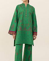 Sapphire Forest Green Cambric Suit (2 pcs)- Pakistani Winter Dress